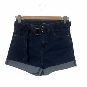 Fashion Nova Better Woman High Rise Jean Shorts NWT